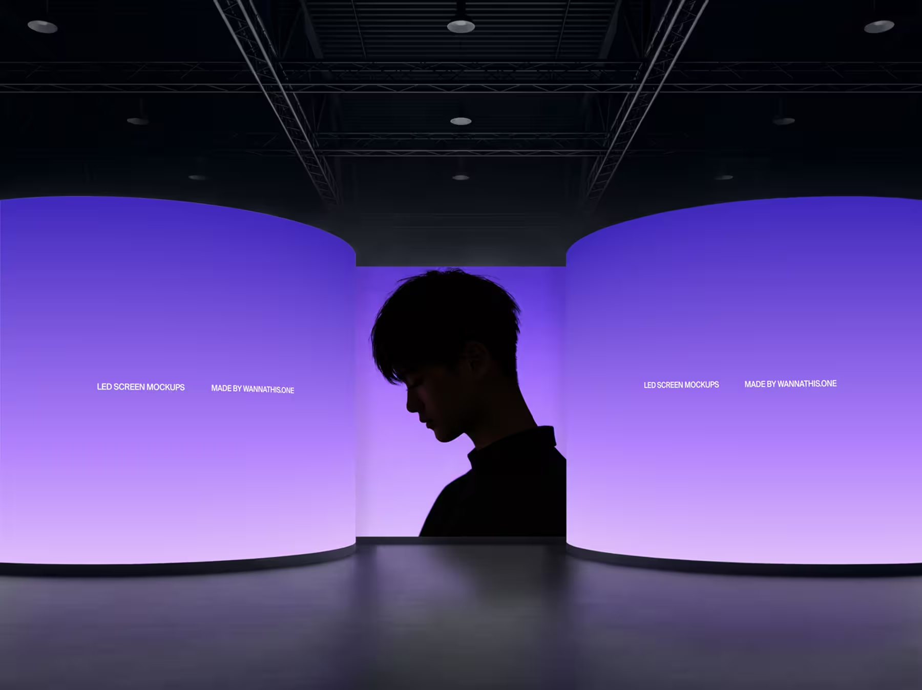 Pusha Empire digital product mockup on a stone platform
